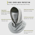 Outdoor Sports Sun Protection Mask Hat All-in-One Summer Fishing Sun Hat Full Face Ice Silk Breathable Scarf Driving and Cycling. 