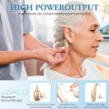 Hearing Aid, Rechargeable for Seniors, Noise Reduction, 5-Level Volume Adjustment, Clear Sound, with Charging Case.