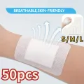 50pcs Large Size Hypoallergenic Non-woven Medical Adhesive Wound Dressing Band Aid Bandage Large Wound First Aid Health Patch.