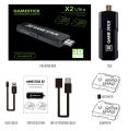X2 Ultra Home TV Game Console 6000+ Nostalgic Classic Games 2.4G Wireless Dual Controller 4K HDMI High-Definition Output. 