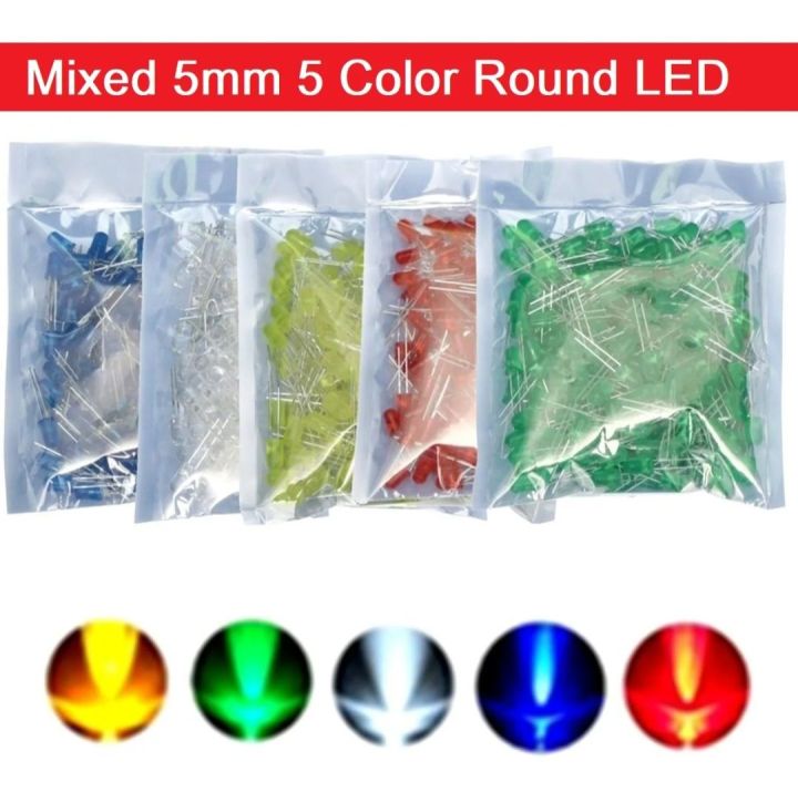 High%20Quality%20-%205mm%20LEDs%20Light%20Emmitting%20Diode%20Round%20ASARDED%20MIX%20CLOSER%203V%20input%20-25%20piece%20Multicolored%20-%20Easy%20to%20Use%20And%20Maintain%20-%20Image%202