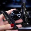 Crystal Car Phone Holder Car Air Vent Mount Clip Mobile Phone Holder Woman Diamond Auto Phone Bracket Interior Accessories Amagi.