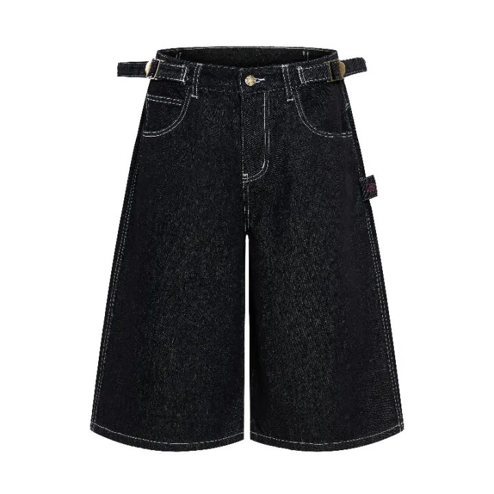2026%20Summer%20American%20Retro%20Denim%20Cropped%20Pants%20for%20Men%20and%20Women%20Street%20Loose%20Wide-leg%20Shorts%20Y2K%20Hip-hop%20Street%20Dance%20Pants%20-%20Image%207