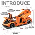 Simulation 1:24 Jesko Car Model Alloy Car Model Sports Car Children's Toy Car Collection Ornaments Boy Birthday .
