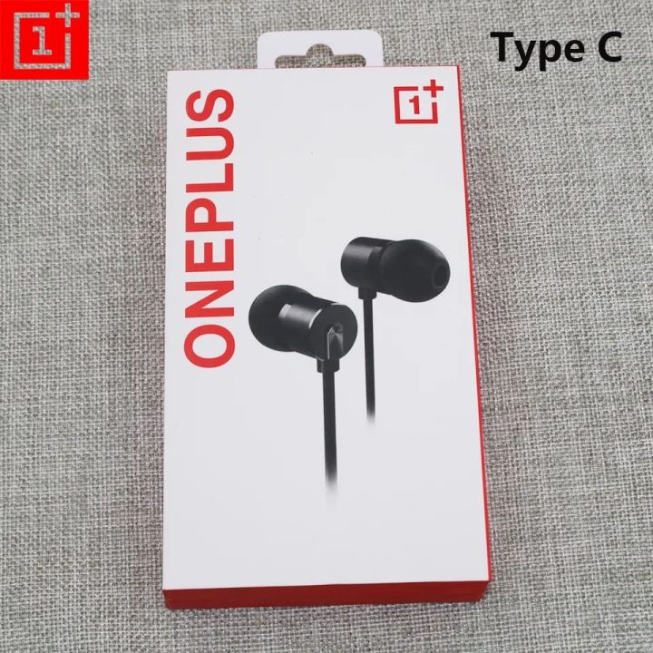 Original OnePlus Type-C Bullets Earphones OnePlus Bullets 2T V2 In-Ear Headset With Remote Mic