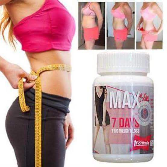 Max Slim 7 Days.. 7 kg weight loss Male/Female - 30 Capsules