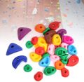 15 PCs Rock Wall Durable Textured Climbing Handles Rock Wall Climbing Handles Multicoloured Assorted Climbing Handles Set for Children. 