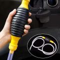 Heavy Duty Manual Fuel Transfer Pump for Diesel/Oil, Auto/ATV/Marine Siphon Tool with Anti-Leak Design. 