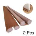 2pcs Dedicated Door Bottom Sealing Strip Under Door Draft Stopper Wind Noise Acustic Foam Blocker Insects Door Stopper Holder 2 Sets. 