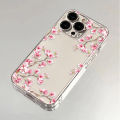 Cherry Blossom Phone Cases For iPhone 16 15 14 13 12 11 Pro Max XR 8 7 Plus 13 12 Mini Soft Transparent Cover. 