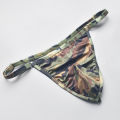 Silky Camo Men's Thongs - Quick-Dry Breathable Underwear with Adjustable Sizes (S-2XL) for Daily Comfort & Active Wear.