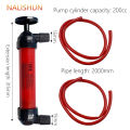 Portable Manual Pump Oil Siphon Hand Suction High Quality Inflatable Tube Hose Liquid Petrol Gas Transfer Car Accessories. 