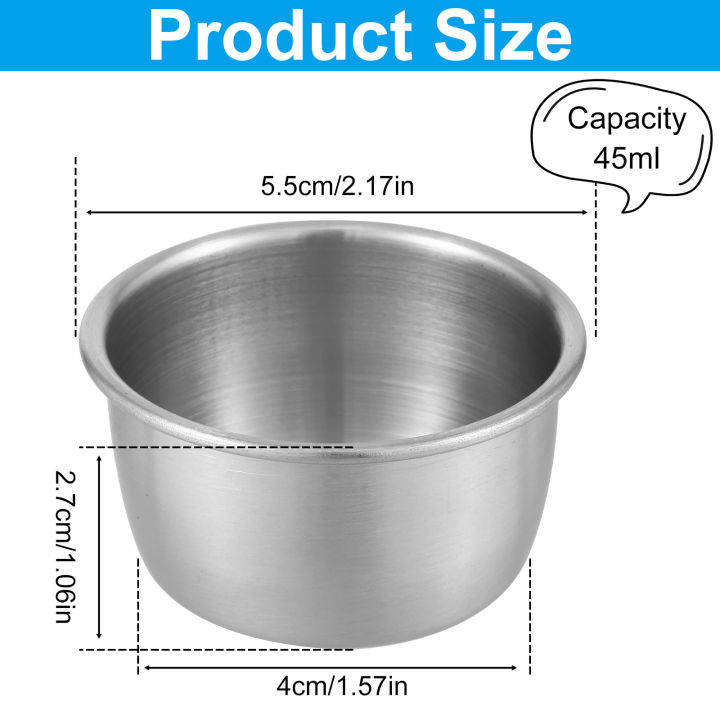 12%20Pcs%20Sauce%20Dipping%20Bowl%20304%20Stainless%20Steel%20Dipping%20Cups%20Round%20Sauce%20Dishes%2045/55ml%20Mini%20Reusable%20Seasoning%20Cups%20Dipping%20Cups%20-%20Image%207