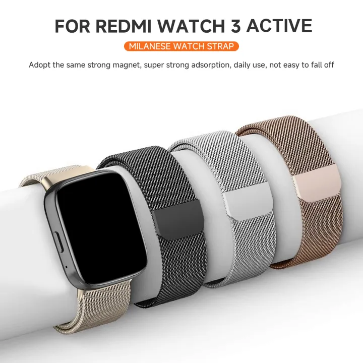 Redmi%20Watch%203%20Active%20Bracelet%20Strap%20Belt%20Replacement%20Metal%20Wrist%20Watch%20-%20Image%203