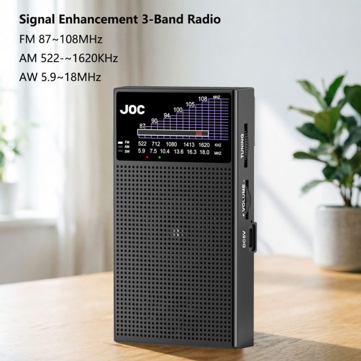 Portable%20AM%20FM%20SW%20Radio%20Rechargeable%20Rechargeable%20Battery%20Excellent%20Reception%20Clear%20Speaker%20Headphone%20Jack%20for%20Running%20Walking%20-%20Image%202