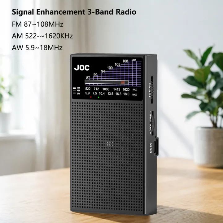 Portable%20AM%20FM%20SW%20Radio%20Rechargeable%20Rechargeable%20Battery%20Excellent%20Reception%20Clear%20Speaker%20Headphone%20Jack%20for%20Running%20Walking%20-%20Image%202