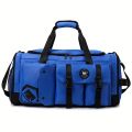 Large-capacity travel backpack, wet and dry separation sports gym bag, independent shoe storage compartment. 