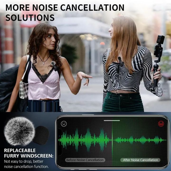 NEW%20Wireless%20Lavalier%20Microphone%20Audio%20Video%20Recording%20Mini%20Mic%20For%20iPhone%20Android%20Laptop%20Live%20Gaming%20Mobile%20Phone%20Microphone%20-%20Image%206