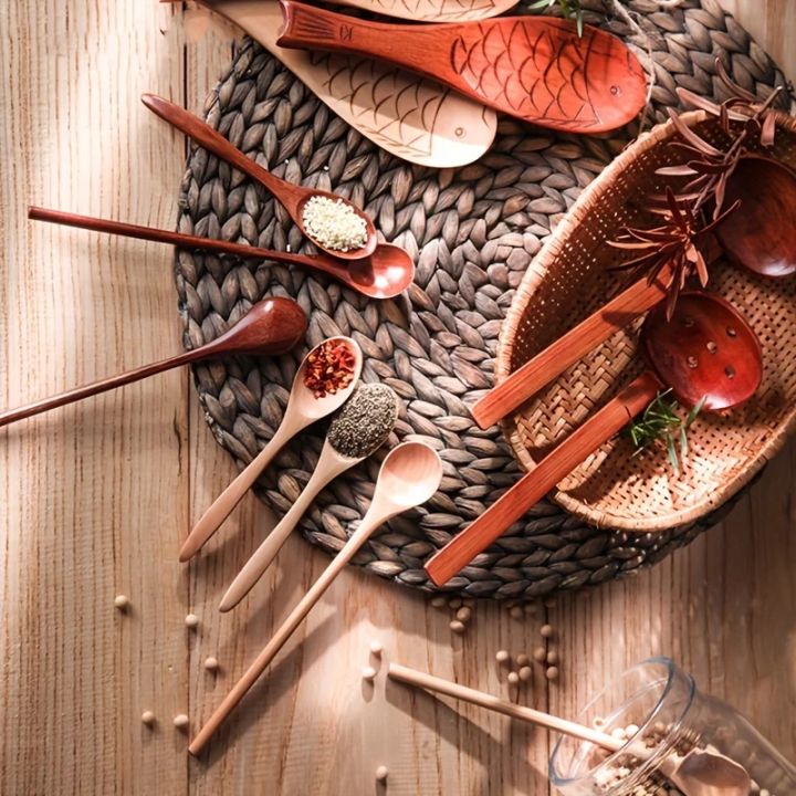 6PCS%20Wooden%20Tea%20Spoon%20Long%20Coffee%20Spoons%20Small%20Teaspoon%20Set%20Wood%20Honey%20Dessert%20Spoon%20Coffee%20Drink%20Stirrer%20Teaspoons%20Tableware%20-%20Image%206