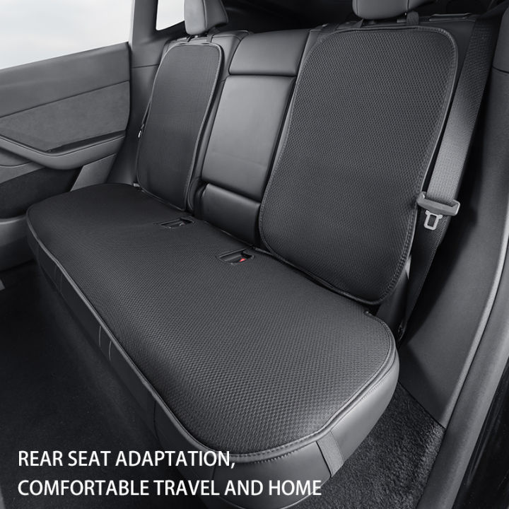 car%20seat%20cover%20cushion%20For%20Tesla%20Model%203/Model%20Y%202019-2026%20juniper%20Ice%20Silk%20Seat%20Cover%20breathable%20seat%20car%20Interior%20accessories%20-%20Image%204