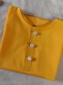 Girls plain kurta pajama customized stitched baby girl dress/ Can be customized in any color and size. 
