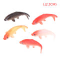 5Pcs Dollhouse Miniature Model Fish Carp Simulation Animals For Kids Toys DIY Decorative Goldfish Figurines Home Decor Ornament. 
