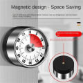 1pc Visual Timer Mechanical Countdown Timers Kitchen Classroom Baking Clock For Teaching Meeting Cookin Working. 