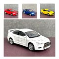 Mitsubishi Lancer Evolution X  (5 in) 1:36 Scale Diecast Model Car Kinsmart. 