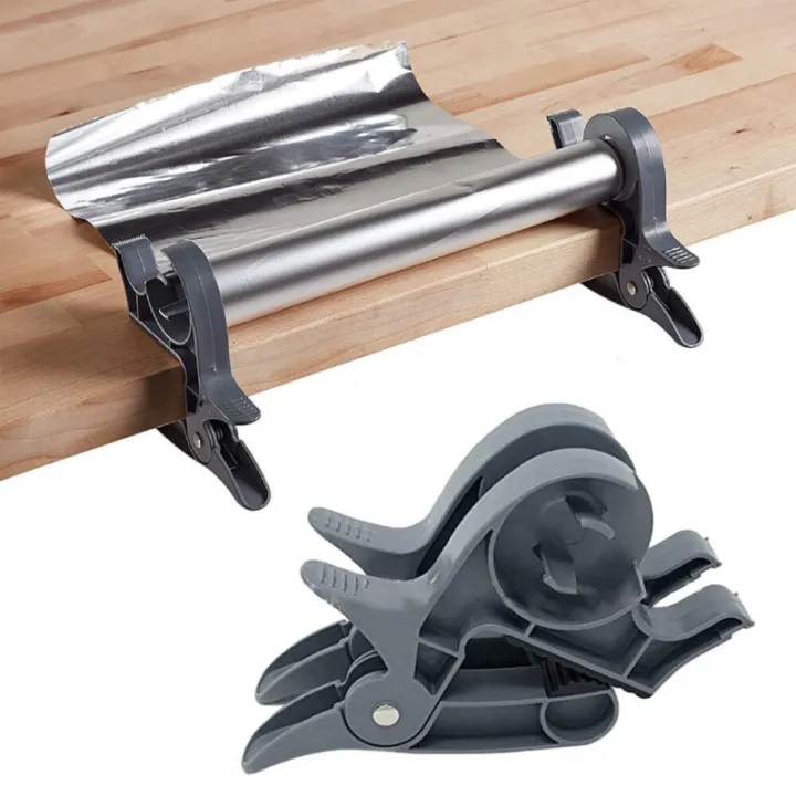 2pcs%20Tape%20Dispenser%20Paper%20Roll%20Holder%20Clip%20Wrap%20Tabletop%20Gift%20Wrapping%20Tool%20For%20Christmas%20Arts%20Crafts%20Tools%20-%20Image%204