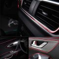 Car Interior Moulding Trim 5 Meter Long Red Color | Multi Use Car Interior Mounting Strip | Chrome Strip For Car Interiors. 