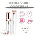 Portable Lipstick Shaped Electric Hair Remover For Women Painless And Effective Facial Hair Removal Home Razor Shaver Tool. 