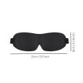 3D Contoured Sleep Mask 100% Light Blocking Eye Mask Ultra-Soft Skin-Friendly Material Breathable Eye Cover For Rest Travel Yoga.