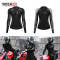 WOSAWE Summer Breathable Women's Jacket lightweight Motocross Motorcycle Jacket Knight Riding Motorbike Racing Jacket.