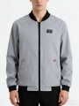 Man Leisure Jacket New Spring Autumn Solid Color And Comfortable Zipper Style Fashion Windproof Jacket. 