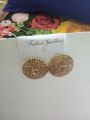 shampion colour  circle. studs earrings nice 100 %original jewellery nice quality. 