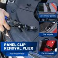 4Pcs Auto Clip Pliers Set and Fastener Remover, Car Trim Rivet Removal Pry Tool Repair Kit with Storage Bag for Automotive Door..