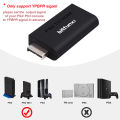 Bitfunx PS2 YPBPR to HDMI-compatible Adapter 3.5mm Audio Video Converter for SONY Playstation 2 PS2 PS3 Console. 