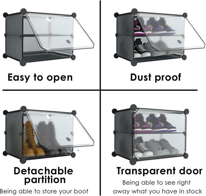 Plastic%20Shoe%20Storage%20Rack%20%7C%20Multi-Layer%20Cabinet%20with%20Boxes%20%7C%203/4/6%20Cubes%20%7C%20Space%20Saving%20&%20Modern%20Display%20-%20Image%205