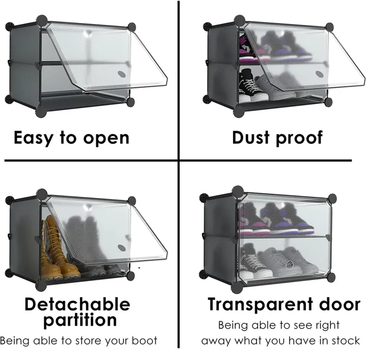 3/4/8%20Cubes%20Durable%20Plastic%20Shoe%20Rack%20%7C%20Portable%20Multi-Layer%20Shoe%20Cabinet%20%7C%20Dustproof%20Organizer%20for%20Home,%20Dorm,%20or%20Office%20-%20Image%206