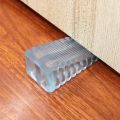 2/6pcs Transparent Door Plugs, Anti-Collision Safety Door Stops, Household Door Stopper, Fixed Collision Block.