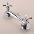 Bathtub Faucet Wall Mounted Mixer Valve Bathroom Shower Faucets Household Double Handle Sprinkler Faucet Hot and Cold Tap. 