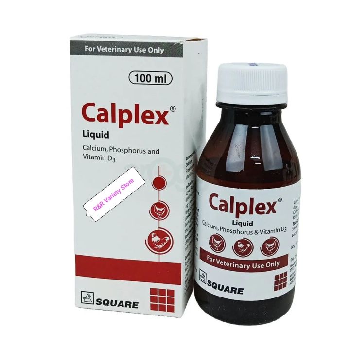 Calplex 100ml liquid vet for Birds calcium solution-Birds-Birds-Food-Medicine-01 pc