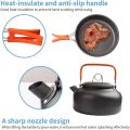 Camping Cooking set Camping Cookware Travel Tableware Outdoor Picnic Set Teapot For 2-3 Peaple Non-stick pots assorted sets.
