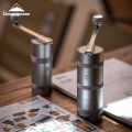 CAMPINGMOON Outdoor Camping Hand Brewed Coffee Grinder, Hand Cranked Coffee Mill, Stainless Steel Grinding Core. 