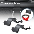 New 2pcs Rear Headrest Hook for Tesla Model Y Organizer Center Console Head Rest Storage Accessories Bag Umbrella Trunk Hanger.