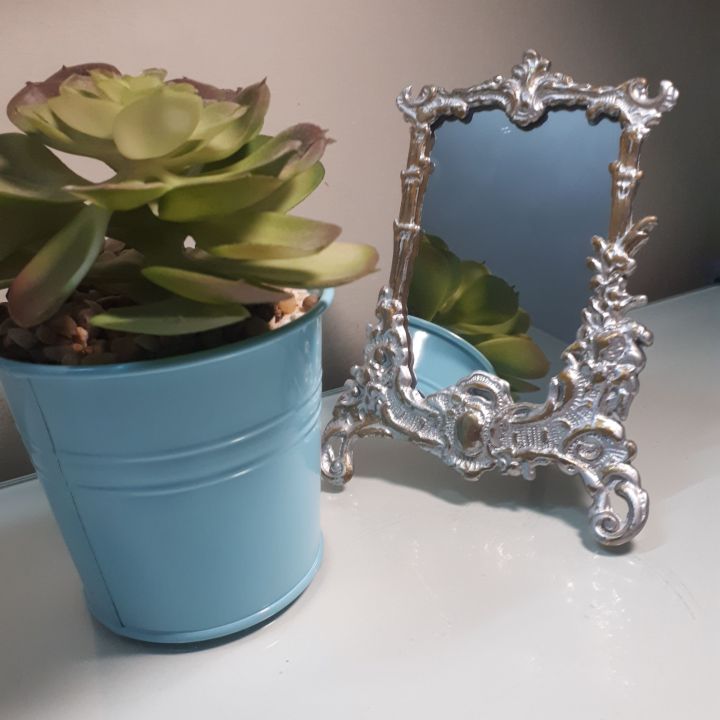 Absolute Antique Original Brass Mirror Frame