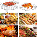 Air Fryer Stainless Steel Rack Tray&Steaming Racks Air Fryer Tools Baking Pan BBQ Gril Baking Cooker Accessories Cooking Tools. 