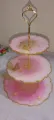 3 tier resin cake stand... 