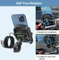 iMESTOU Motorcycle Phone Mount USB Charger. 