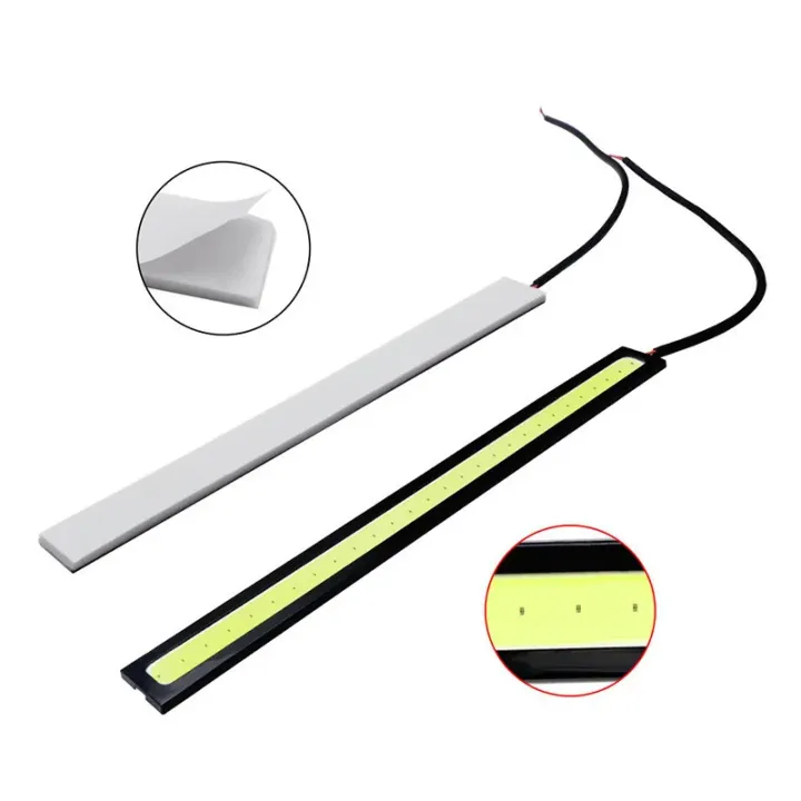 2pcs%2017cm%20COB%20DRL%20LED%2012V%206000K%20Waterproof%20Daytime%20Running%20Light%20Auto%20Strip%20Light%20%20Fog%20Lamp%20Car%20motorcycle%20Styling%20Led%20DRL%20Lamp%20-%20Image%205